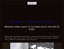 Tablet Screenshot of musicadayton.org